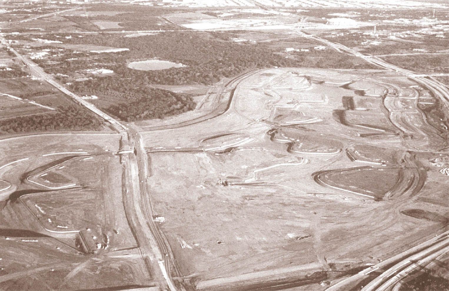 The Las Colinas Urban Center is shaped by the creation of Lake Carolyn